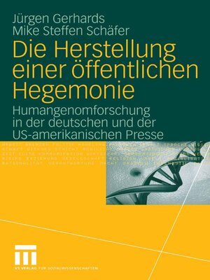 cover image of Die Herstellung einer öffentlichen Hegemonie